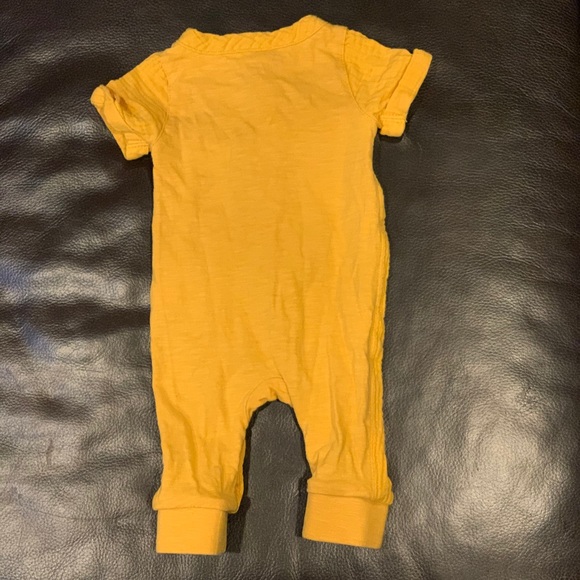 Baby Cat & Jack Yellow Romper - Picture 2 of 3